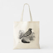 Gravures d'oiseaux - un Sac fourre-tout Starling (Dos)