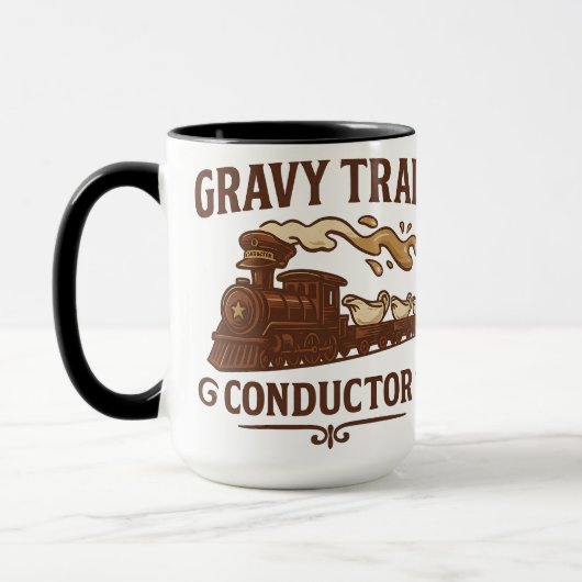 Gravy Train Conductor | Halloween Gifts Mok (Links)