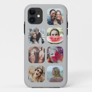 Gray 7 Foto Collage Sjabloon iPhone Case