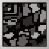 Gray abstract poster (Voorkant)