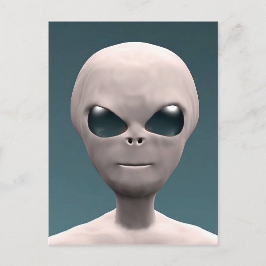 Gray Alien Briefkaart (Voorkant)