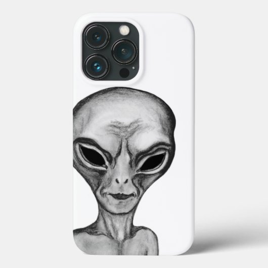 Gray Alien Case-Mate iPhone Case (Achterkant)