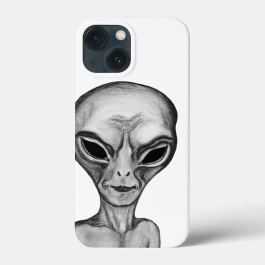 Gray Alien Case-Mate iPhone Case (Achterkant)
