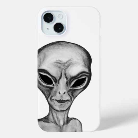 Gray Alien Case-Mate iPhone Case (Achterkant)