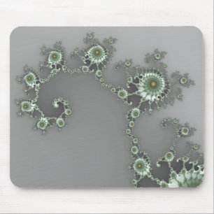Gray Alien - Fractal Mousepad Muismat