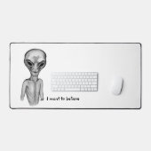 Gray Alien, ik wil geloven Bureaumat (Keyboard & Muis)