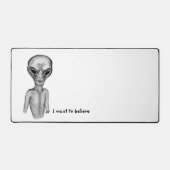 Gray Alien, ik wil geloven Bureaumat (Voorkant)