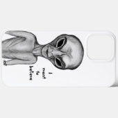 Gray Alien, ik wil geloven Case-Mate iPhone Case (Achterkant (horizontaal))