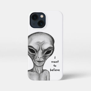 Gray Alien, ik wil geloven iPhone 13 Mini Hoesje