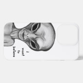 Gray Alien, ik wil geloven iPhone Hoesje (Achterkant horizontaal)