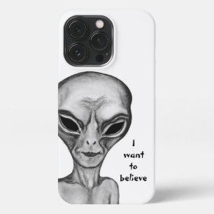 Gray Alien, ik wil geloven iPhone 13 Pro Hoesje