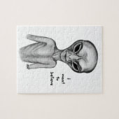Gray Alien, ik wil geloven Legpuzzel (Horizontaal)