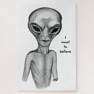 Gray Alien, ik wil geloven Legpuzzel