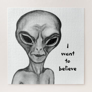 Gray Alien, ik wil geloven Legpuzzel