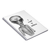 Gray Alien, ik wil geloven Notitieboek (Rechterzijde)