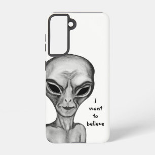 Gray Alien, ik wil geloven Samsung Galaxy Hoesje