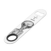 Gray Alien, ik wil geloven Speed Flessenopener (Achterkant Gekanteld)