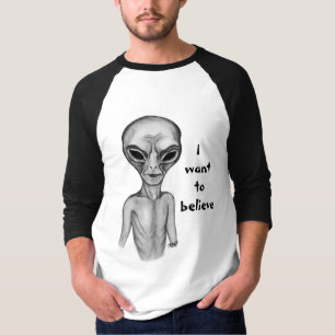Gray Alien, ik wil geloven T-shirt