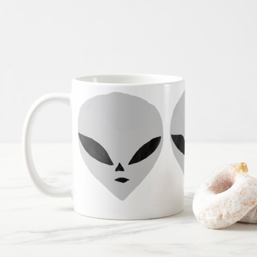 Gray Alien Koffiemok (Met donut)