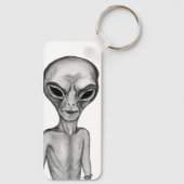 Gray Alien Sleutelhanger (Achterkant)
