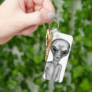 Gray Alien Sleutelhanger