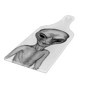 Gray Alien Snijplank (Hoek)