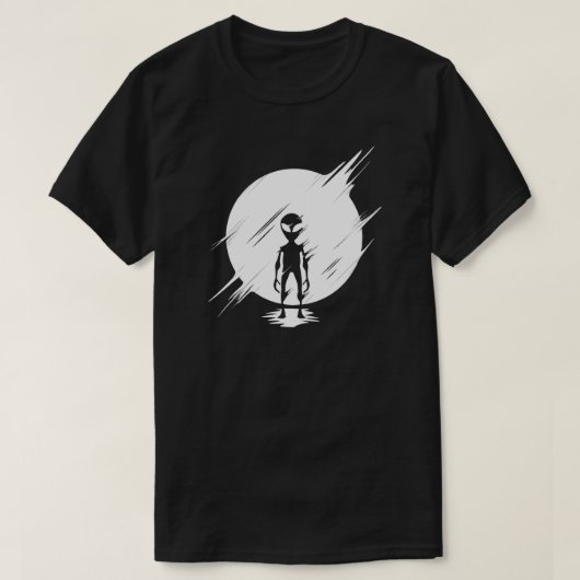 Gray Alien T-shirt (Design voorkant)