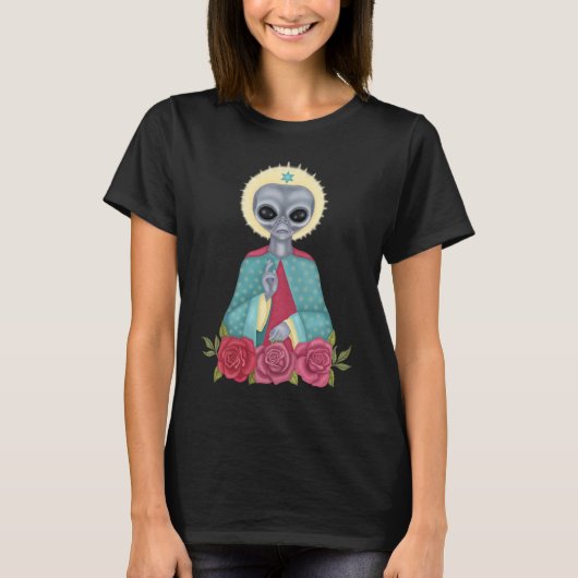 Gray Alien T-shirt (Voorkant)