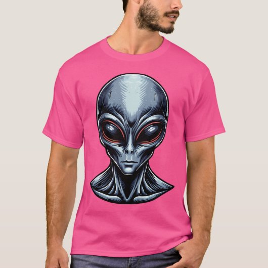 Gray Alien T-shirt (Voorkant)