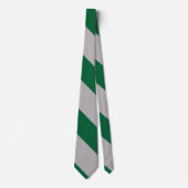 Gray and Ivy Broad University Stripe Stropdas (Voorkant)