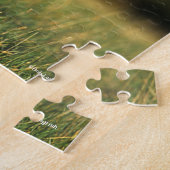 Gray Arab Standing Autumnal Background Legpuzzel (Zijkant)