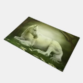 Gray Arabian Horse Deurmat (Schuin)