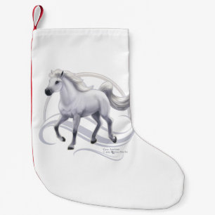 Gray Arabian Horse Kleine Kerstsok