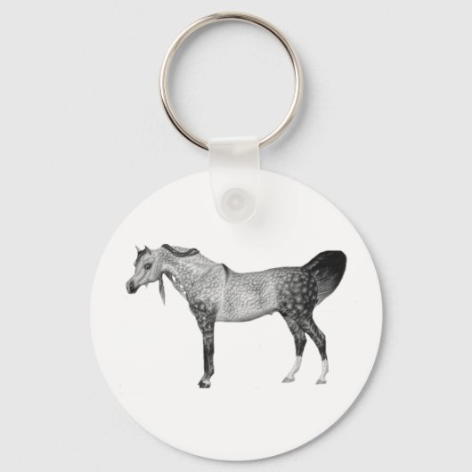 Gray Arabian Sleutelhanger (Voorkant)