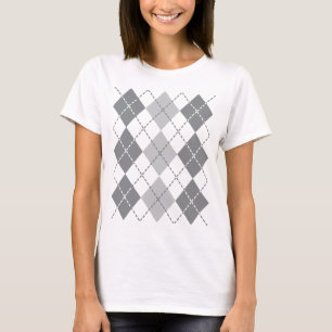 Gray Argyle T-shirt
