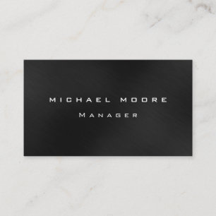 Gray Background Pattern Manager Visitekaartje