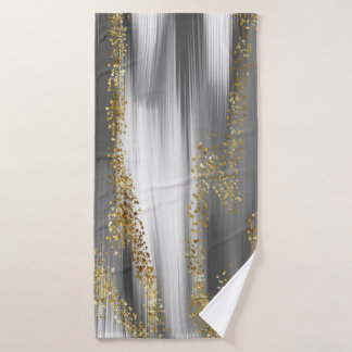 gray background with gold glitterart,gold,golden,a badhanddoek