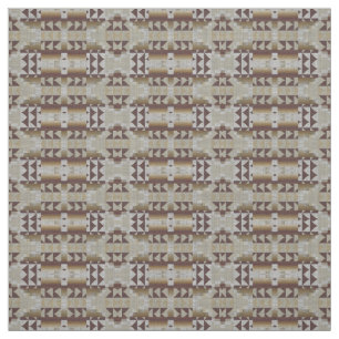 Gray Beige Khaki Taupe Brown Eclectic Art Stof