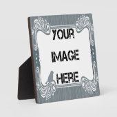 Gray Bird Art Plaque Fotoplaat (Voorkant)