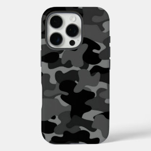 Gray Black Camo iPhone 16 Pro Hoesje