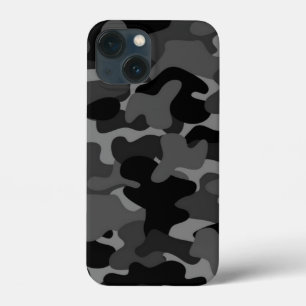 Gray Black Camo iPhone 13 Mini Hoesje