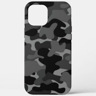 Gray Black Camo iPhone 12 Pro Max Hoesje