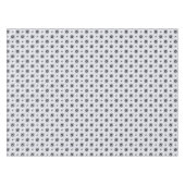 Gray/Black Floral Pattern Tablecloth Tafelkleed (Voorkant (Horizontaal))