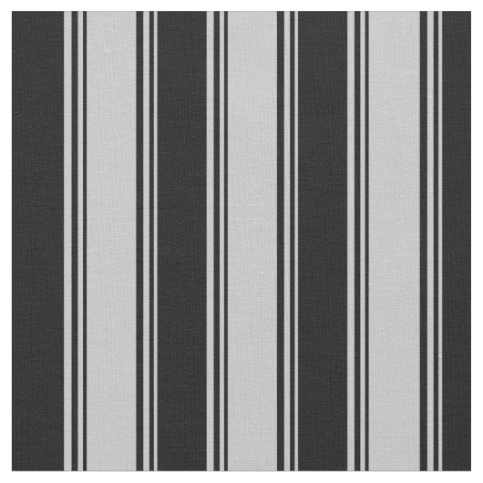 Gray & Black Lined Pattern Stof (Close Up)