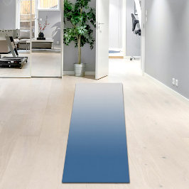 Gray Blue Gradient Yoga Mat