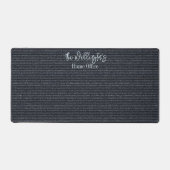 Gray Blue Texture Effet Bureau Mats & Pads (Recto)