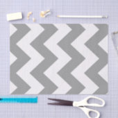 Gray Bold Mod Chevron Tissuepapier (Craft)