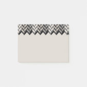 Gray Borderbone Stripes Pattern Post-it® Notes (Voorkant)
