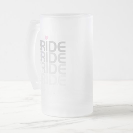 Gray Bride Fade Matglas Bierpul (Voorkant links)