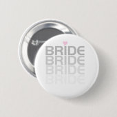Gray Bride Fade Ronde Button 5,7 Cm (Voorkant /achterkant)